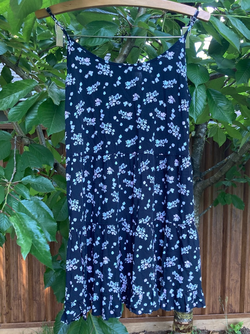 Black Floral Top